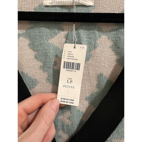 Aldomartins for Anthropologie - Patterned Women's Cardigan - Size Large - Picture 8 of 12